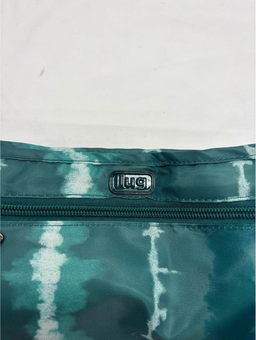Lug PARASAIL Cosmetic Makeup Bag - SHIBORI TEAL Small Zip